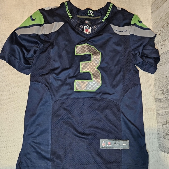 Nike Other - Nike On Field Seattle Seahawks Russell Wilson #3 STITCHED NFL Jersey Size 44